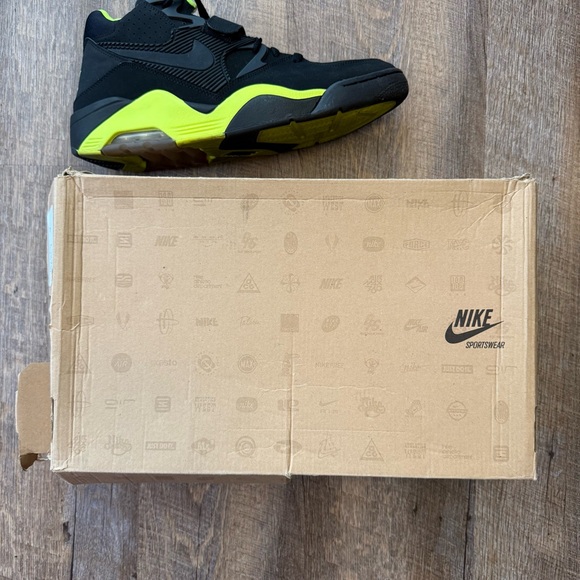 Nike Air Force 180 Black Volt Neon
